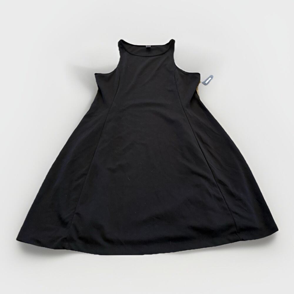 Old Navy Womens Black Polyester Blend Stretched Sleeveless Long Dress Size L NWT